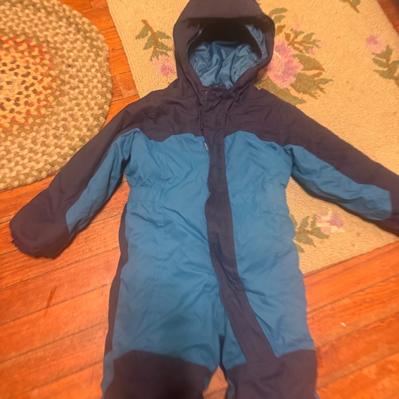 LL BEAN Toddlers' Cold Buster Snowsuit size 3T with 2 inch grow cuffs arms/legs - Picture 3 of 9